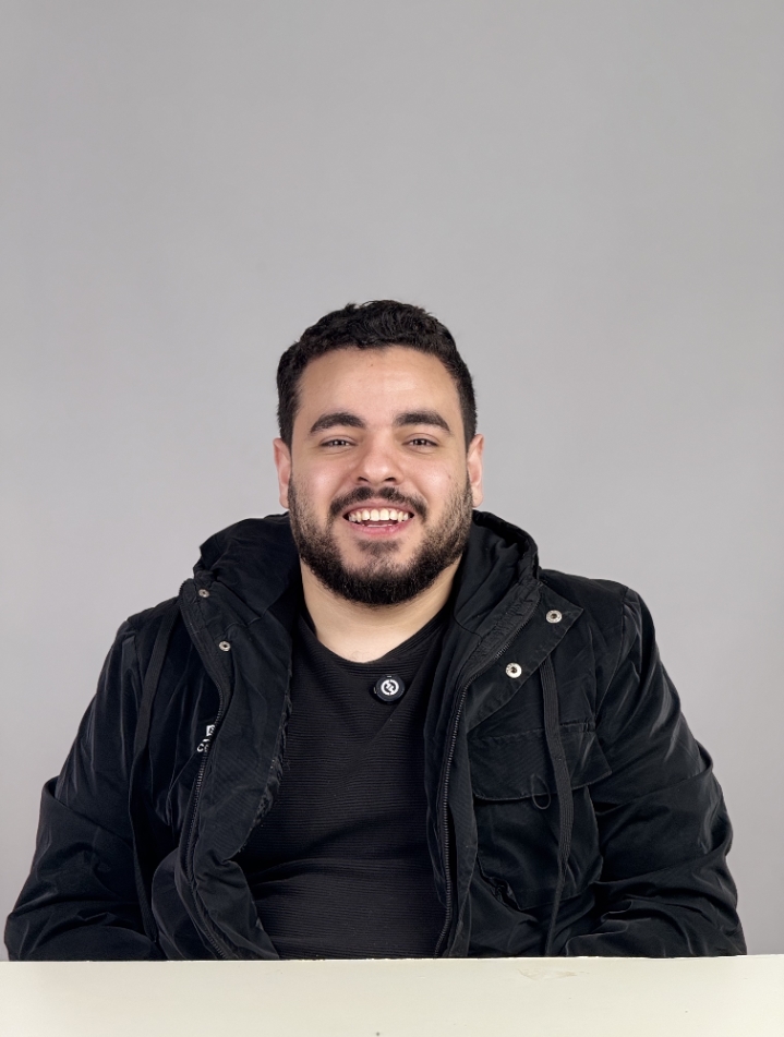 Mohamed Khaled black and white